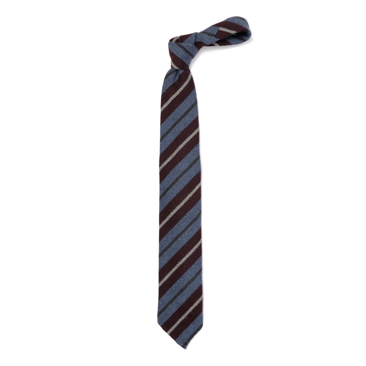 CA Archivio Storico: Tie "Nuovo Reggimento" made of Cashmere & Wool - hand-rolled